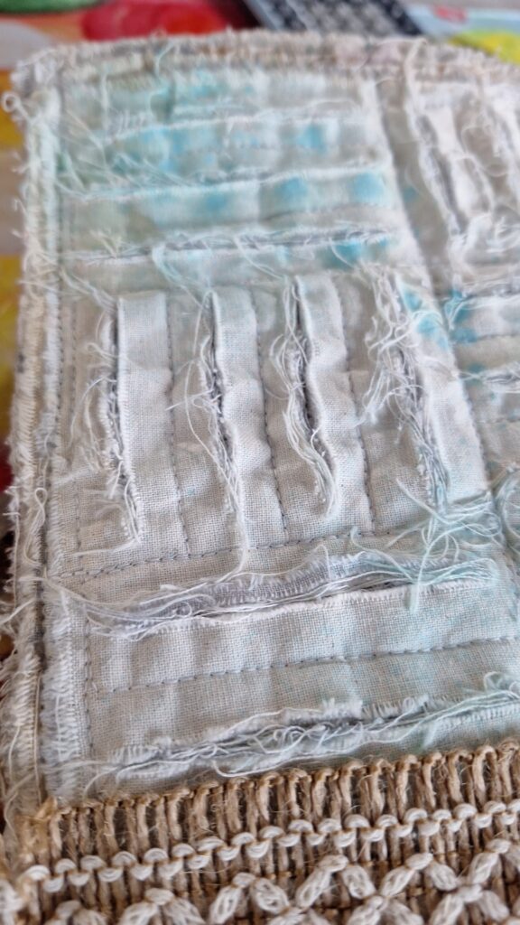genähtes Junk Journal Cover