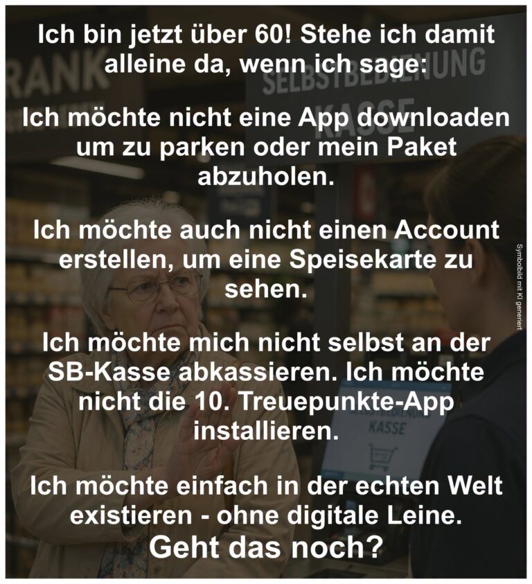 Ein Text, der zeigt wie weit es mit der Digitalierung bereits ist